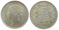 Gro�britannien - Great-Britain - 1876 - 1/2 Crown  vz+