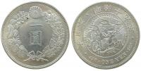 Japan - 1886 - 1 Yen  ss+/vz