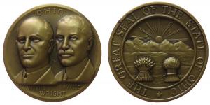 Wright Orville und Wilbur - o.J. - Medaille  vz+