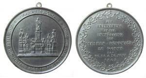 Worms - auf die Errichtung des Luther-Denkmals - 1868 - tragbare Medaille  vz