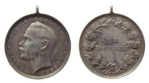 Ernst Ludwig Großherzog von Hessen (1892-1918) - o.J. - tragbare Medaille  fast vz