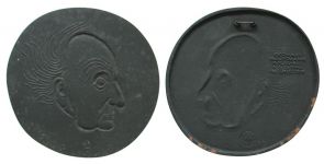 Hauptmann Gerhart (1862-1946) - 1957 - Medaille  vz