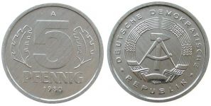 DDR - 1980 - 5 Pfennig  stgl