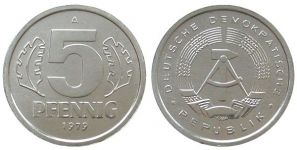 DDR - 1979 - 5 Pfennig  stgl