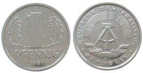 DDR - 1981 - 1 Pfennig  stgl