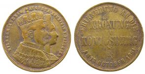 Wilhelm I. (1861-1888) - 1861 - Medaille  fast ss