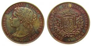 Genf - auf die nationale Ausstellung - 1896 - Medaille  vz+