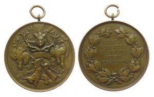 Chemnitz - Geweihausstellung - o.J. - tragbare Medaille  vz