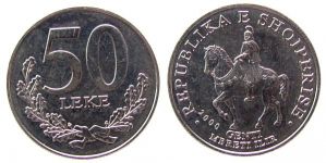 Albanien - Albania - 2000 - 50 Leke  unc