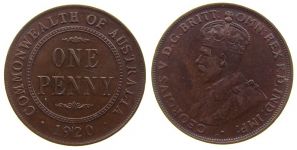 Australien - Australia - 1920 - 1 Penny  ss+