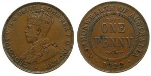 Australien - Australia - 1922 - 1 Penny  ss