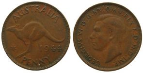 Australien - Australia - 1944 - 1 Penny  ss