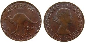 Australien - Australia - 1964 - 1 Penny  unc