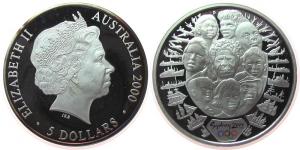 Australien - Australia - 2000 - 5 Dollar  pp