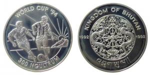 Bhutan - 1993 - 300 Ngultrums  pp