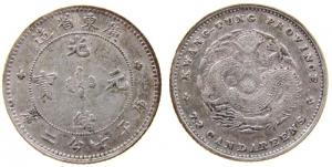 China - 1890-08 - 10 Cents  ss