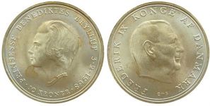 Dänemark - Denmark - 1968 - 10 Kronen  stgl