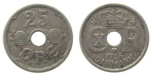 Dänemark - Denmark - 1926 - 25 Öre  ss