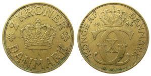 Dänemark - Denmark - 1936 - 2 Kronen  ss