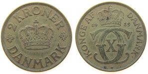Dänemark - Denmark - 1939 - 2 Kronen  ss
