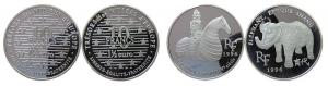 Frankreich - France - 1996 - 2 x 10 Francs / 1,5 Euro  pp