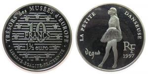 Frankreich - France - 1997 - 10 Francs / 1 ? Euro  pp