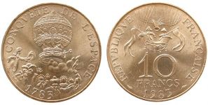 Frankreich - France - 1983 - 10 Francs  vz-unc