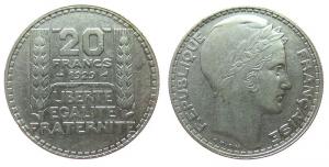 Frankreich - France - 1929 - 20 Francs  ss