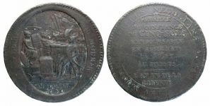 Frankreich - France - 1792 - Monneron zu 5 Sols  s