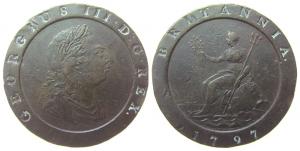 Großbritannien - Great-Britain - 1797 - 2 Pence  ss