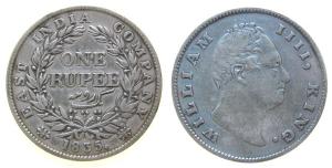 Britisch Indien - British India - 1835 - 1 Rupie  vz