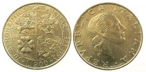 Italien - Italy - 1993 - 200 Lire  unc