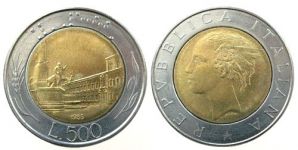 Italien - Italy - 1985 - 500 Lire  unc