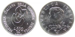 Italien - Italy - 1990 - 500 Lire  unc