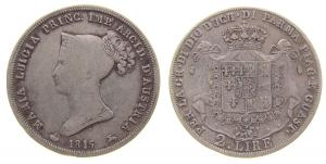 Parma - 1815 - 2 Lire  s/ss