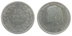 Niederlande - Netherlands - 1894 - 10 Cents  schön