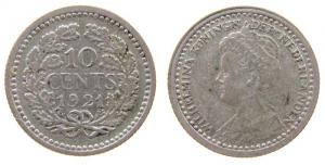 Niederlande - Netherlands - 1921 - 10 Cent  ss-