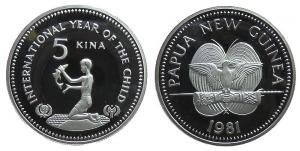 Papua Neu Guinea - Papua New Guinea - 1981 - 5 Kina  pp