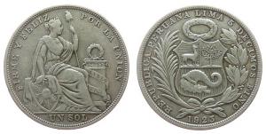 Peru - 1923 - 1 Sol  ss