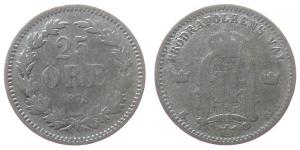 Schweden - Sweden - 1878 - 25 Öre  schön