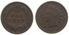 USA - 1893 - 1 Cent  ss-