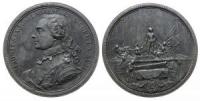 Moritz von Sachsen (1696-1750) Marschall - auf seinen Tod - 1750 - Medaille  ss+