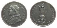 Pius IX (1846-1878) - Fiat Pax in Virtute Tua - 1876 / 77 - kleine Medaille  ss