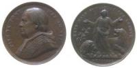 Pius IX (1846-1878) - gegen die Feinde des Kirchenstaates - 1861 - Medaille  ss-vz