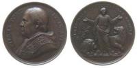 Pius IX (1846-1878) - gegen die Feinde des Kirchenstaates - 1861 - Medaille  vz