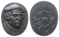 Luther Martin (1483-1546) - auf seinen 500. Geburtstag - 1983 - Medaille  gußfrisch