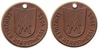 Leipzig - Herbstmesse - 1955 - Medaille  prägefrisch