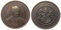 Haffner Paul Leopold (1829-1899) Bischof - auf die Wiederbesetzung des bischöflichen Stuhls in Mainz - 1886 - Medaille  ss+