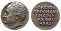Goethe (1749-1832) - Grosse Gedanken und ein reines Herz - o.J. - Medaille  fast vz