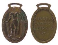 Leipzig - Verdienstmedaille der Handelskammer - o.J. - tragbare Medaille  vz